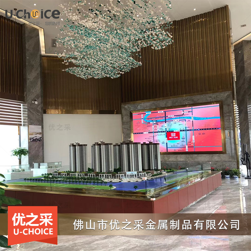 玫瑰金不銹鋼屏風