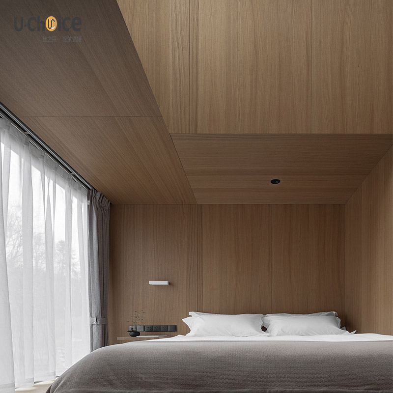 優之采不銹鋼蜂窩板吊頂木紋扣板吊頂安裝實景效果圖